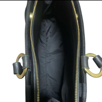 Valentino Garavani SPORT Hand Bag Tote Purse Logo Black Authentic
