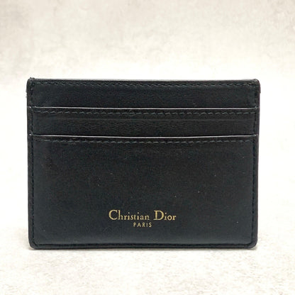 Christian Dior Card  Holder Oblique Trotter CD Case Wallet Compact Purse Canvas