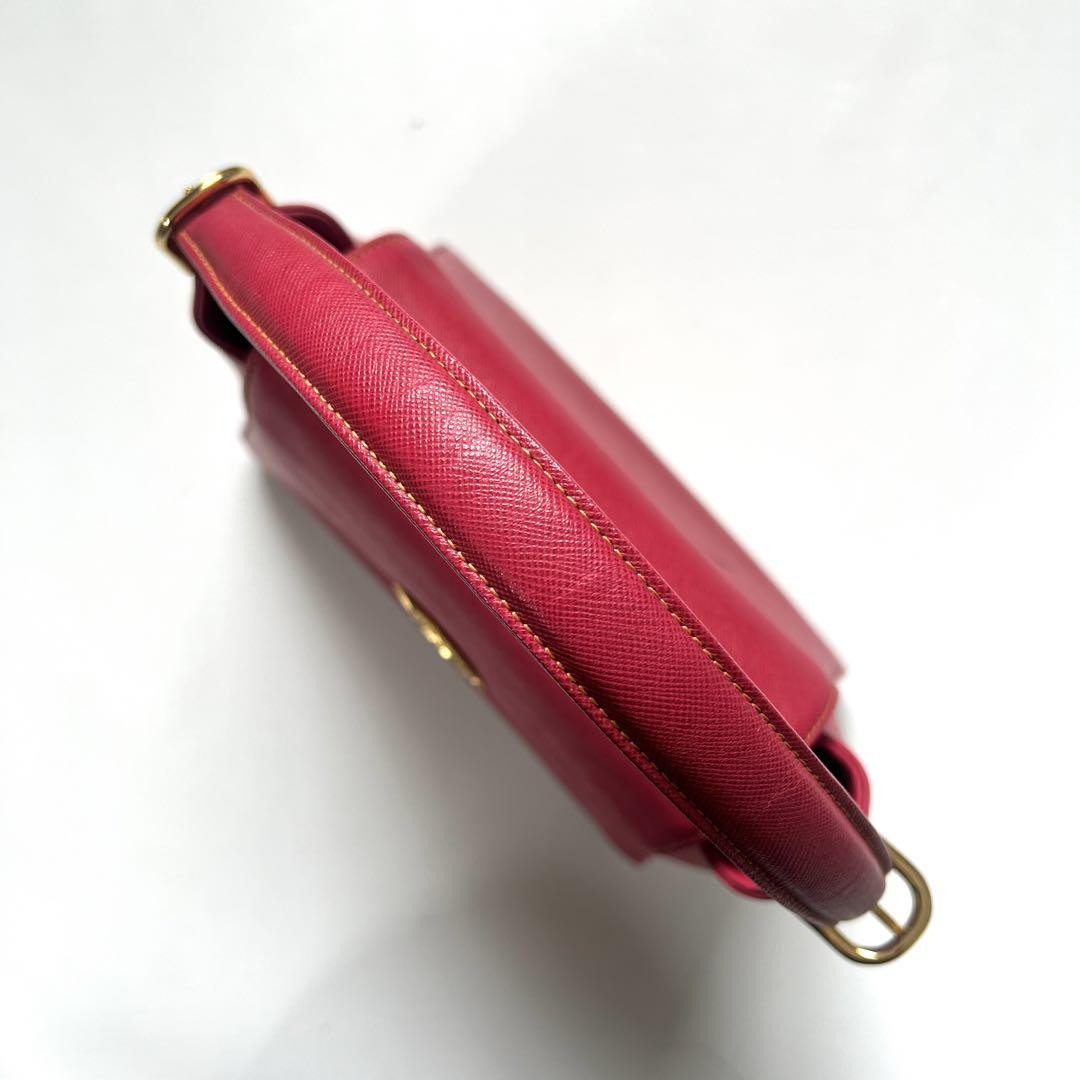 Valentino Garavani Hand Bag Tote Purse Logo Leather Pink Authentic