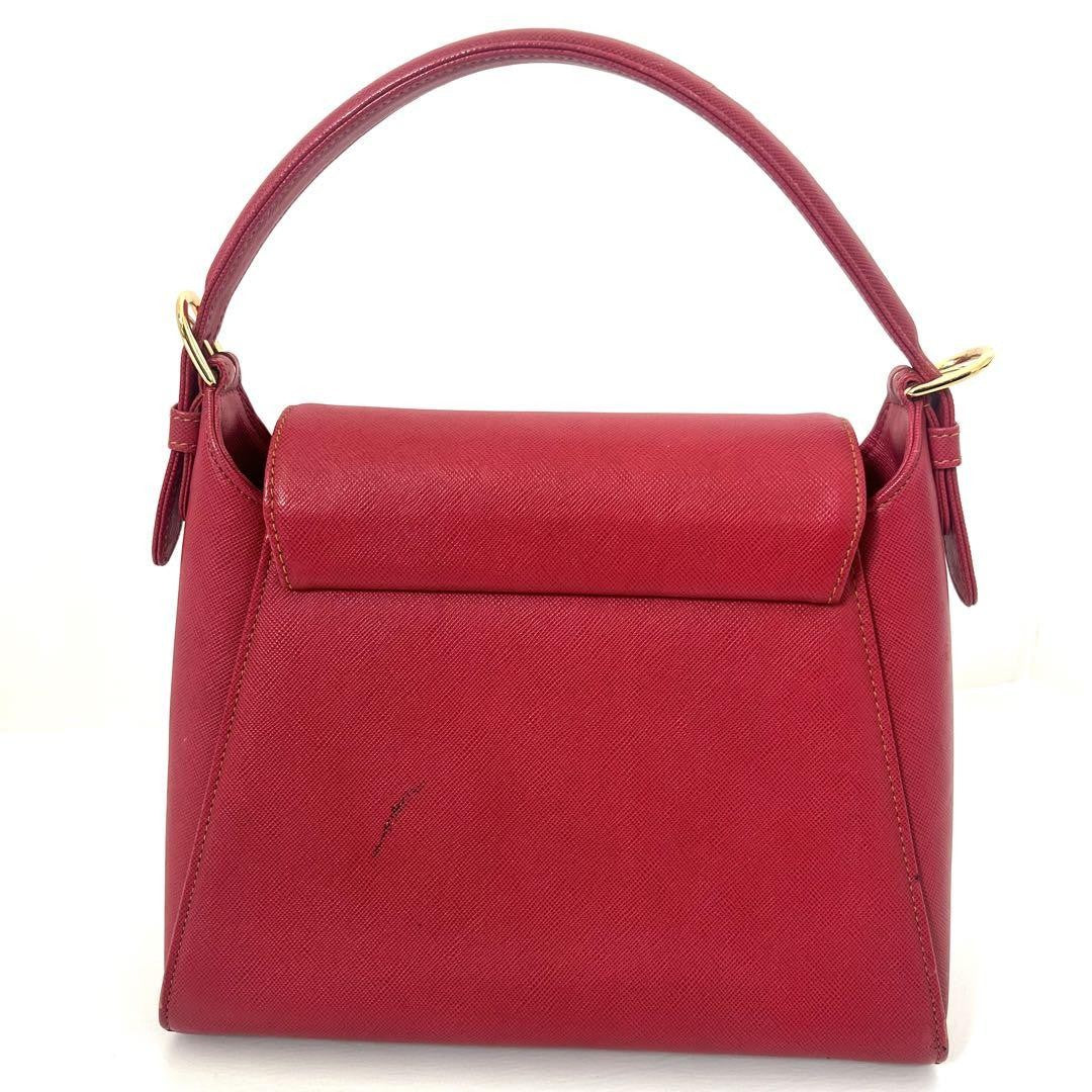 Valentino Garavani Hand Bag Tote Purse Logo Leather Pink Authentic