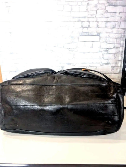 MULBERRY Purse Hand Bag Tote convertible shoulder bag Leather Black Authentic