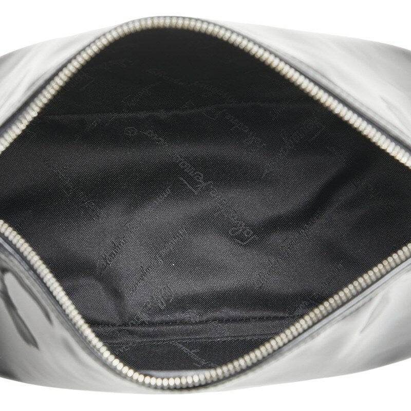 Salvatore Ferragamo Shoulder Bag Purse Gancini Black Authentic