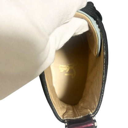 Christian Louboutin Sneakers Shoes High-cut Studs EU 43 US 10 White Black Auth