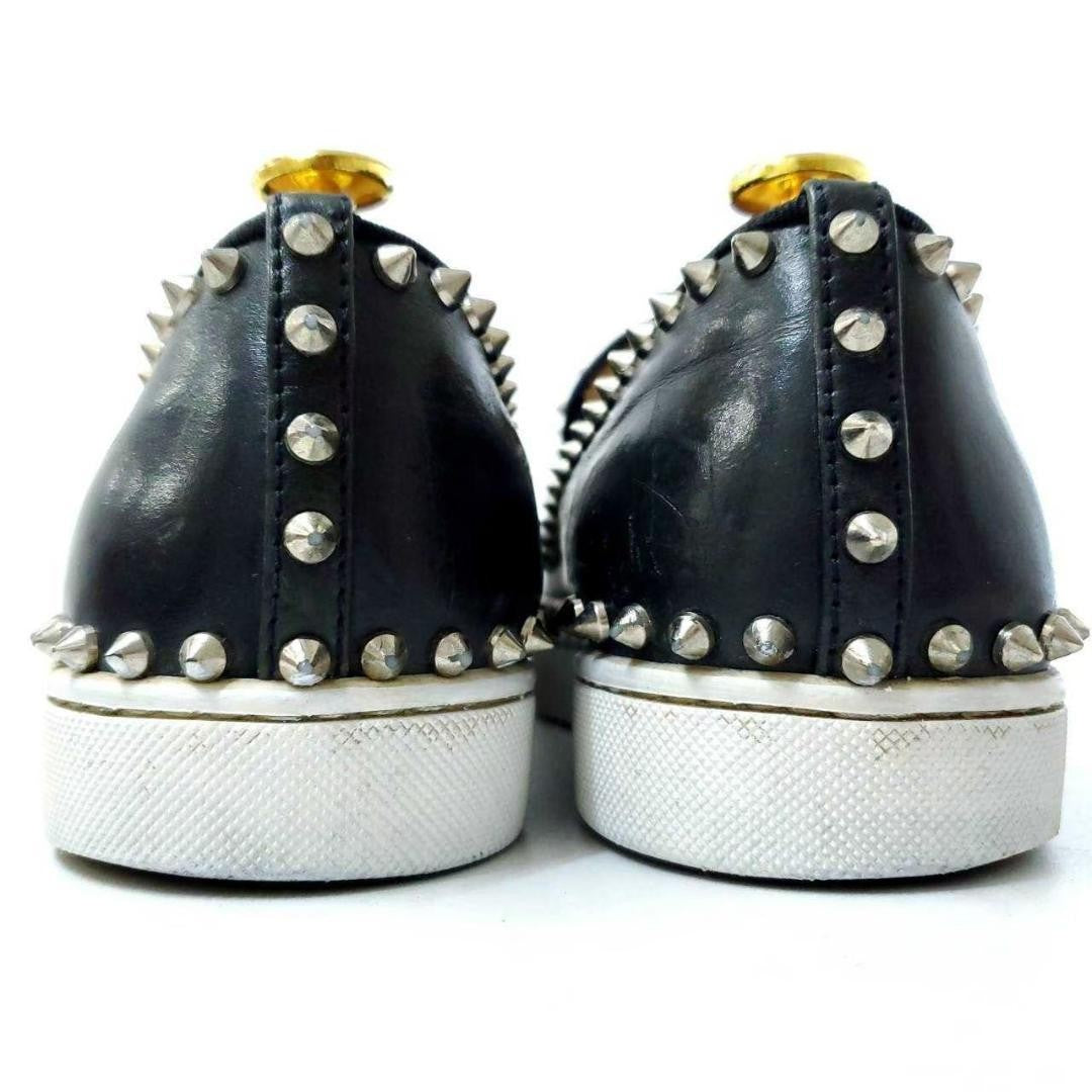 Christian Louboutin Slip-ons Shoes Sneakers Studs EU 42 US 9 Black Authentic