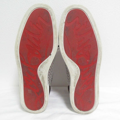 Christian Louboutin Sneakers Shoes High-cut EU 42 US 9 Red Authentic