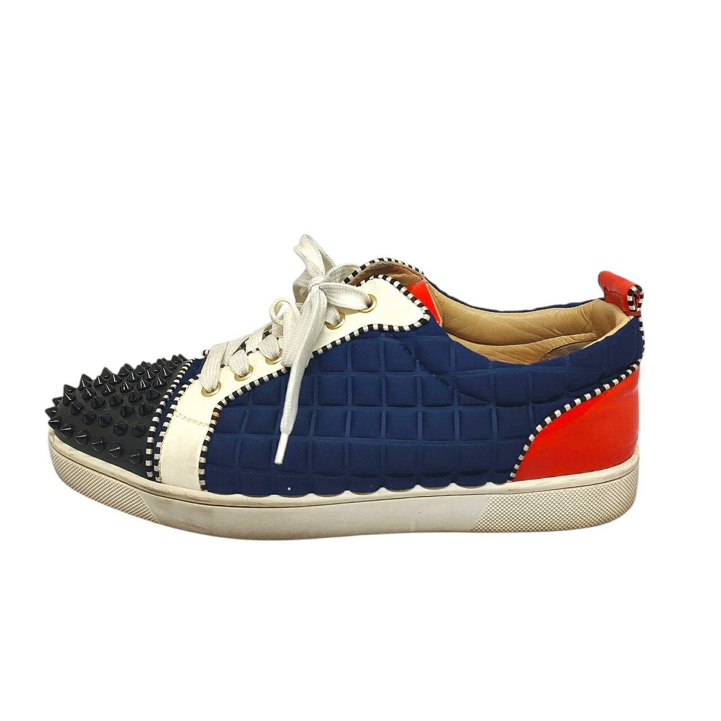 Christian Louboutin Sneakers Shoes Low-Cut Studs EU 41 US 8 Multicolor Authentic