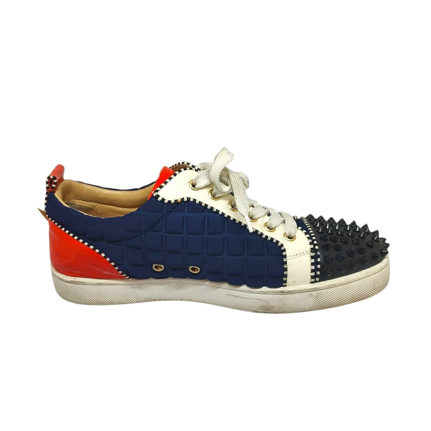 Christian Louboutin Sneakers Shoes Low-Cut Studs EU 41 US 8 Multicolor Authentic