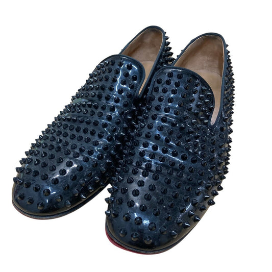 Christian Louboutin Sneakers Shoes Studs EU 44.5 US 11.5 Black Authentic