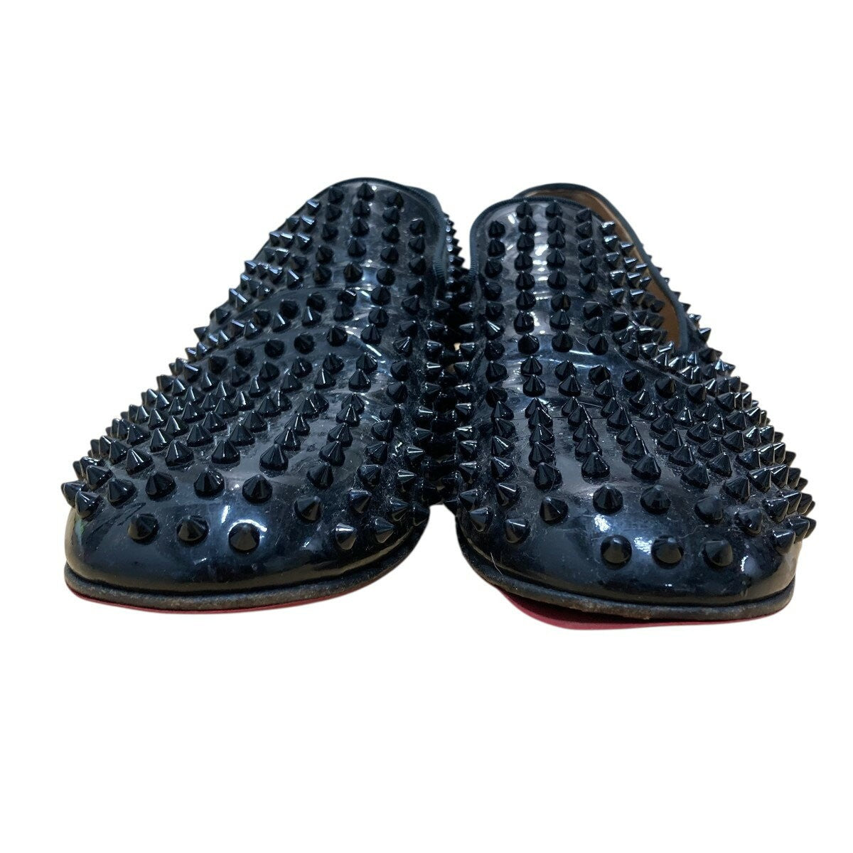 Christian Louboutin Sneakers Shoes Studs EU 44.5 US 11.5 Black Authentic