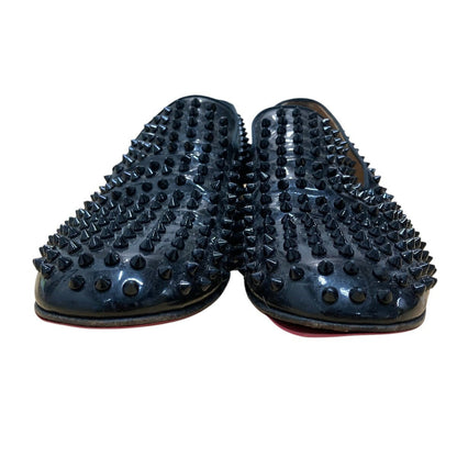 Christian Louboutin Sneakers Shoes Studs EU 44.5 US 11.5 Black Authentic