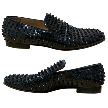 Christian Louboutin Sneakers Shoes Studs EU 44.5 US 11.5 Black Authentic