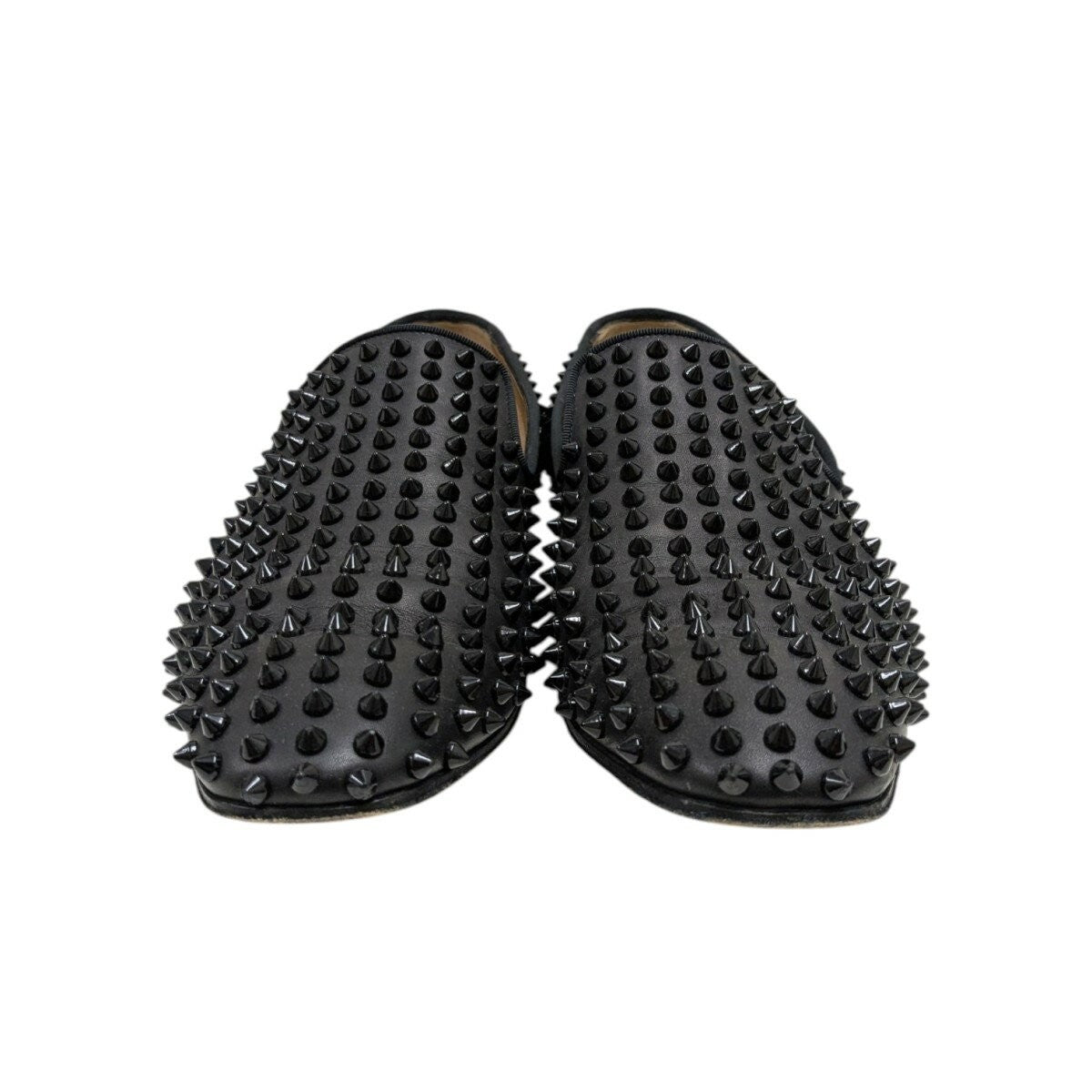 Christian Louboutin Sneakers Shoes Studs EU 42 US 9 Black Authentic