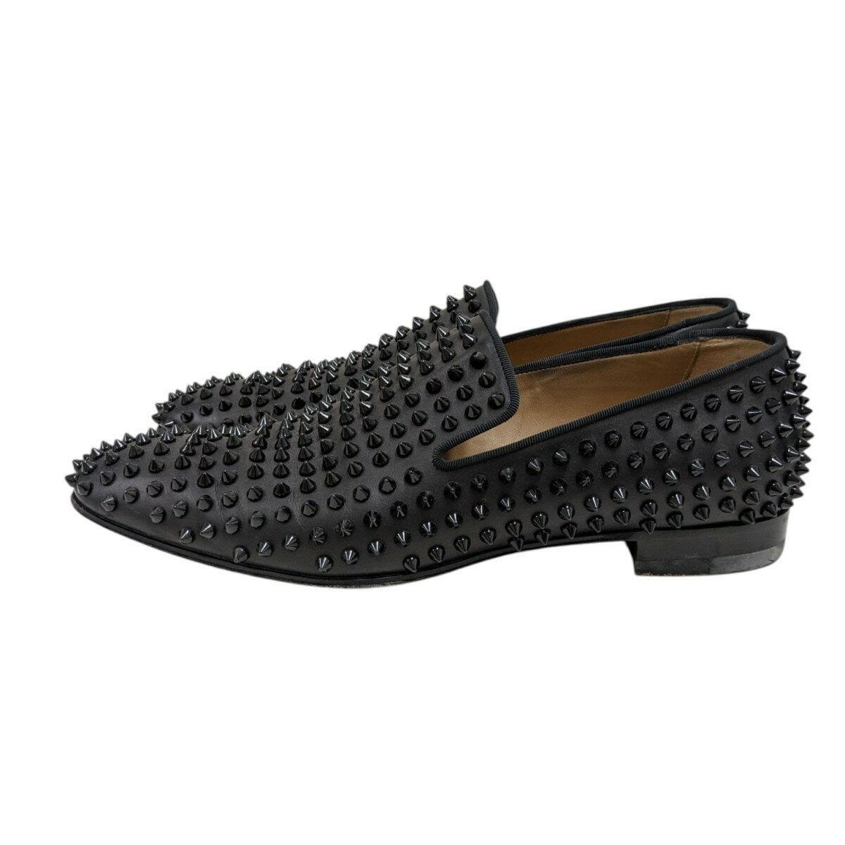 Christian Louboutin Sneakers Shoes Studs EU 42 US 9 Black Authentic