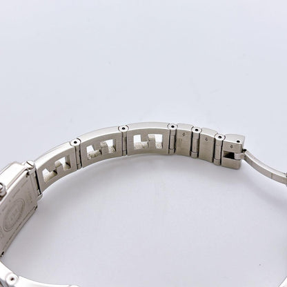 FENDI 60500L Quartz Watch Wristwatch Logo Pink Silver Women's Authentic
