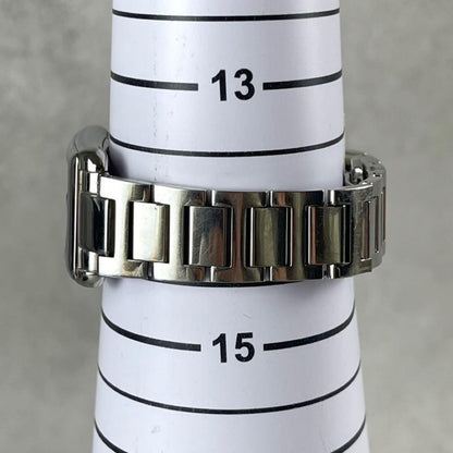 FENDI Run Away Rectangle Quartz Watch Wristwatch Logo Silver Women's Authentic