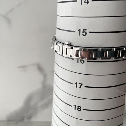 FENDI Quartz Watch Wristwatch FF Silver Women's Authentic