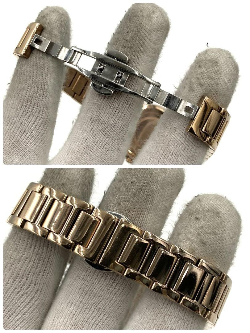 FENDI 71000M Quartz Watch Wristwatch F Logo Champagne Gold Women's Authentic
