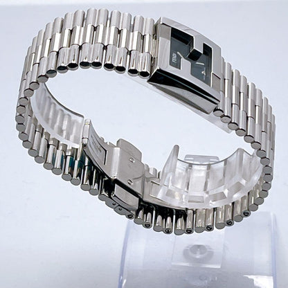 FENDI Quartz Watch Wristwatch FF Logo Silver Women's Authentic