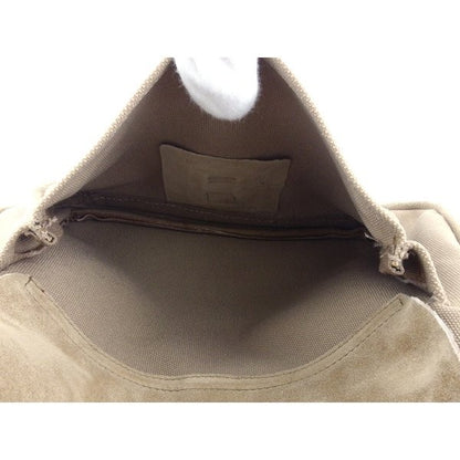 MIU MIU Hand Bag Tote Purse Beige Gold Authentic