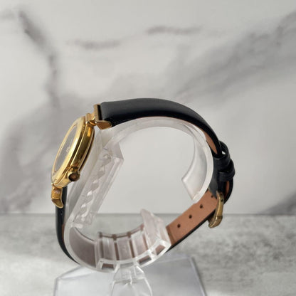 FENDI Quartz Watch Wristwatch FF Gold Women's Authentic