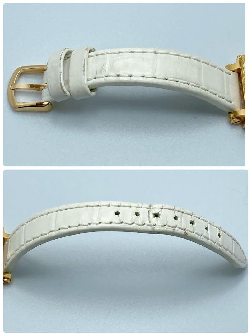 FENDI 60500L QUADORO MINI Quartz Watch Wristwatch Logo Women's Authentic