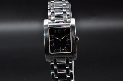 FENDI 7000L Quartz Watch Wristwatch Black Silver Women's Authentic
