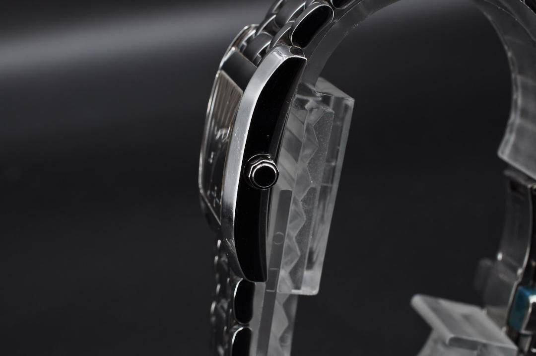 FENDI 7000L Quartz Watch Wristwatch Black Silver Women's Authentic