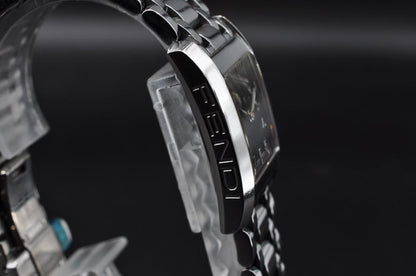 FENDI 7000L Quartz Watch Wristwatch Black Silver Women's Authentic