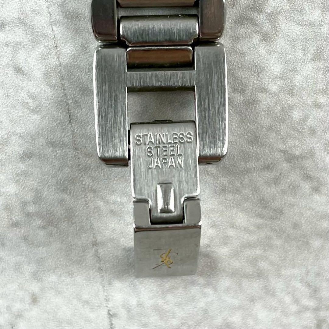 Saint Laurent Quartz Watch Wristwatch YSL Cassandra Silver Blue Women's Auth