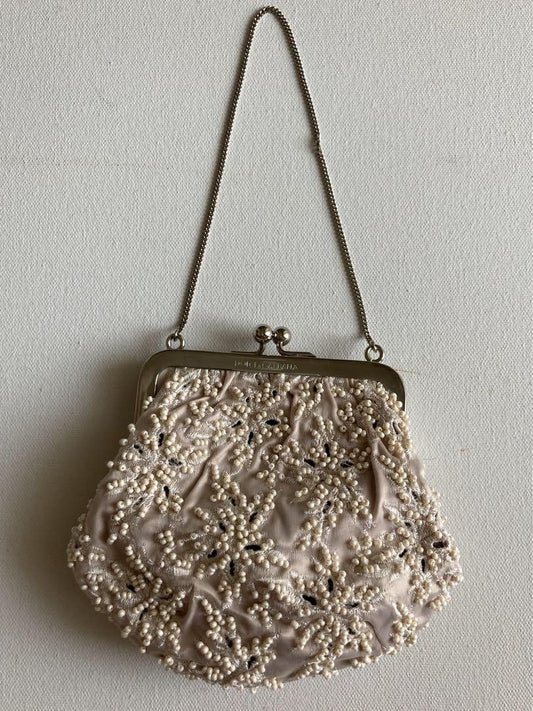 Dolce & Gabbana Party Bag Purse Off White Authentic