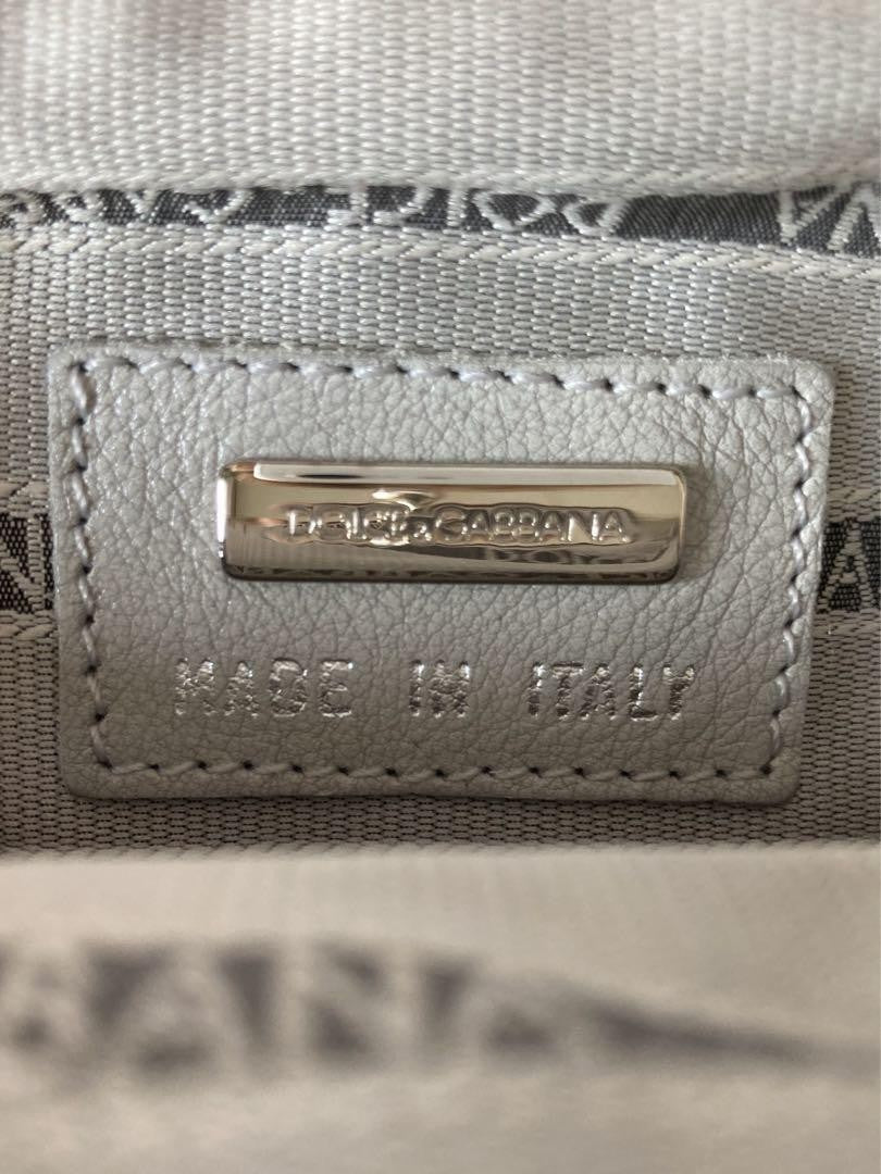 Dolce & Gabbana Party Bag Purse Off White Authentic
