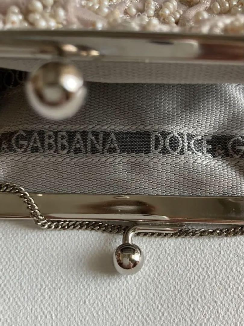 Dolce & Gabbana Party Bag Purse Off White Authentic