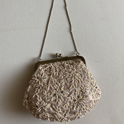 Dolce & Gabbana Party Bag Purse Off White Authentic