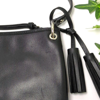 COACH Shoulder Bag Purse 26601 Leather Black Authentic