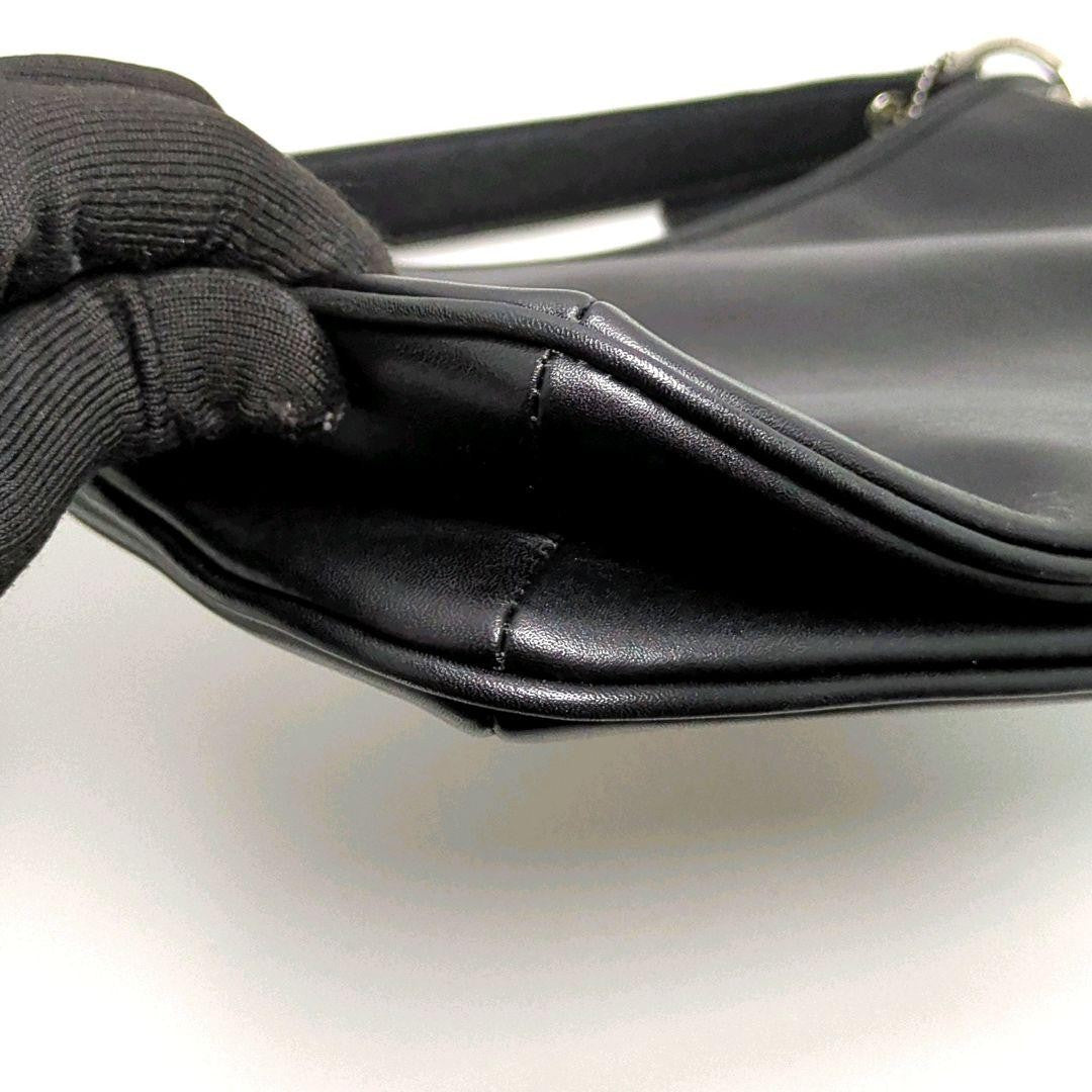 COACH Shoulder Bag Purse 26601 Leather Black Authentic