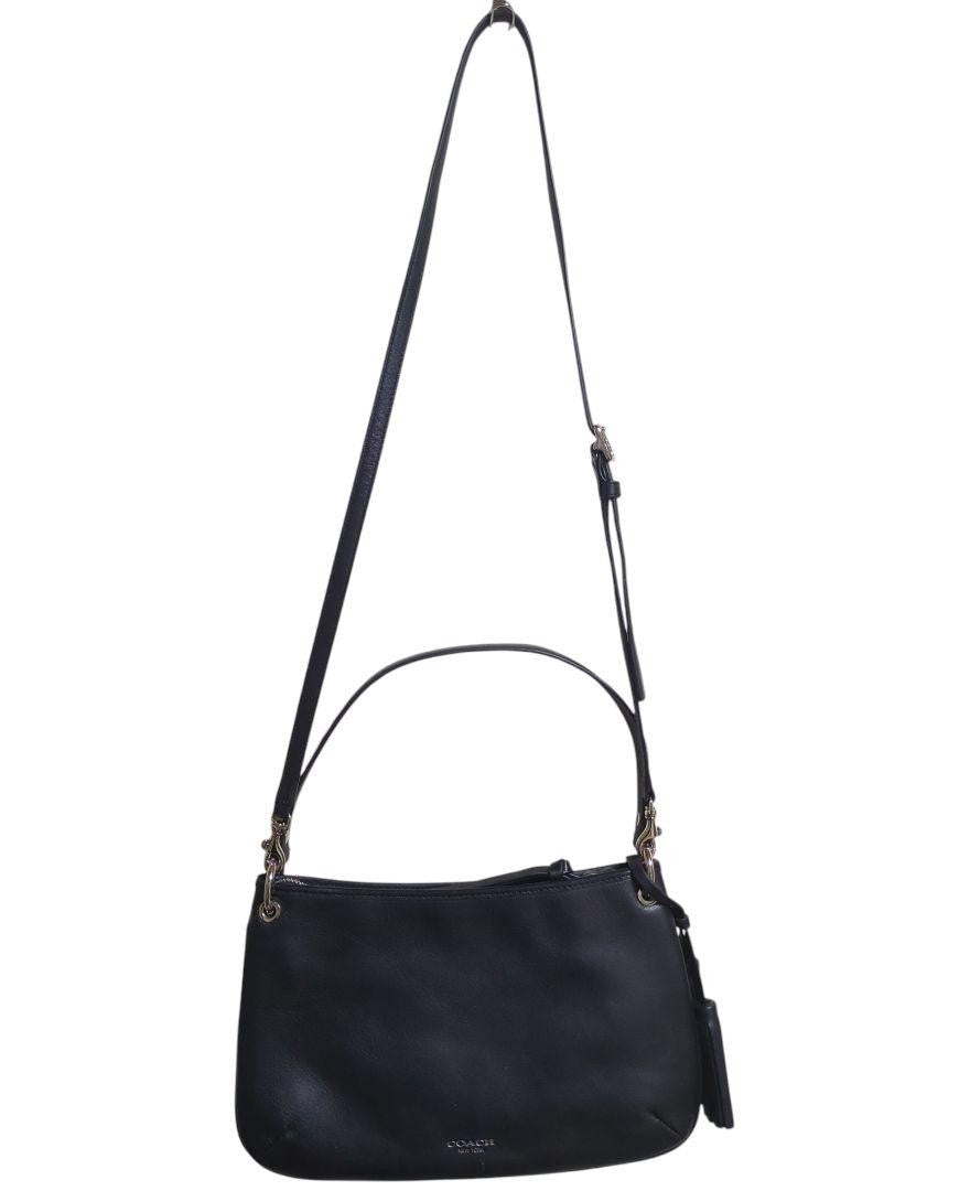 COACH Shoulder Bag Purse 26601 Leather Black Authentic
