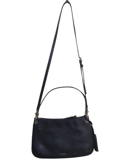COACH Shoulder Bag Purse 26601 Leather Black Authentic
