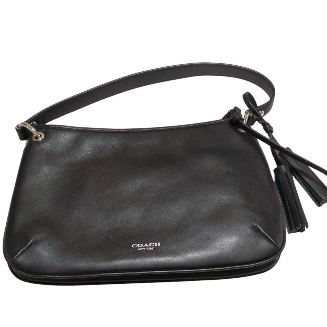 COACH Shoulder Bag Purse 26601 Leather Black Authentic