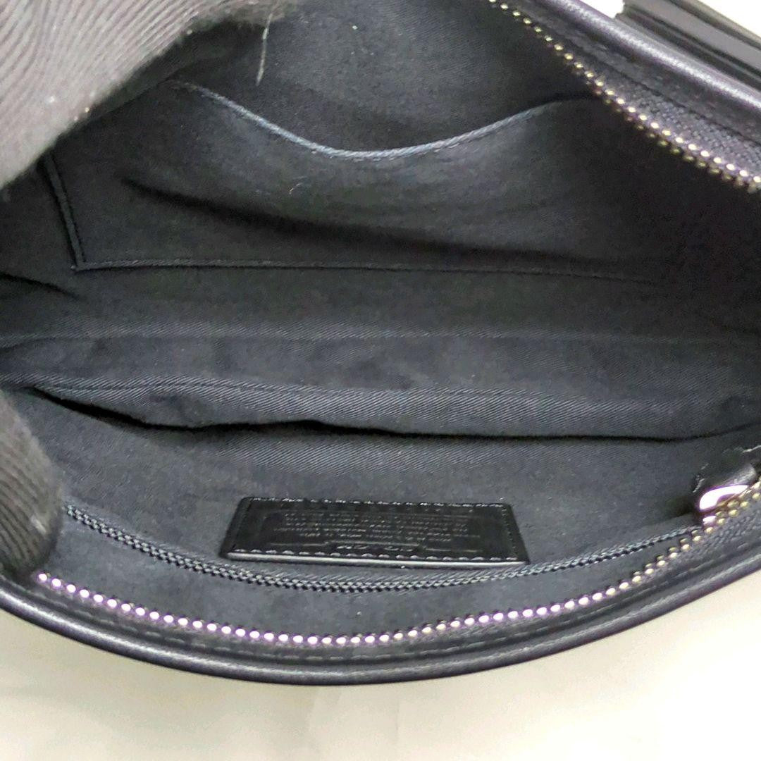COACH Shoulder Bag Purse 26601 Leather Black Authentic