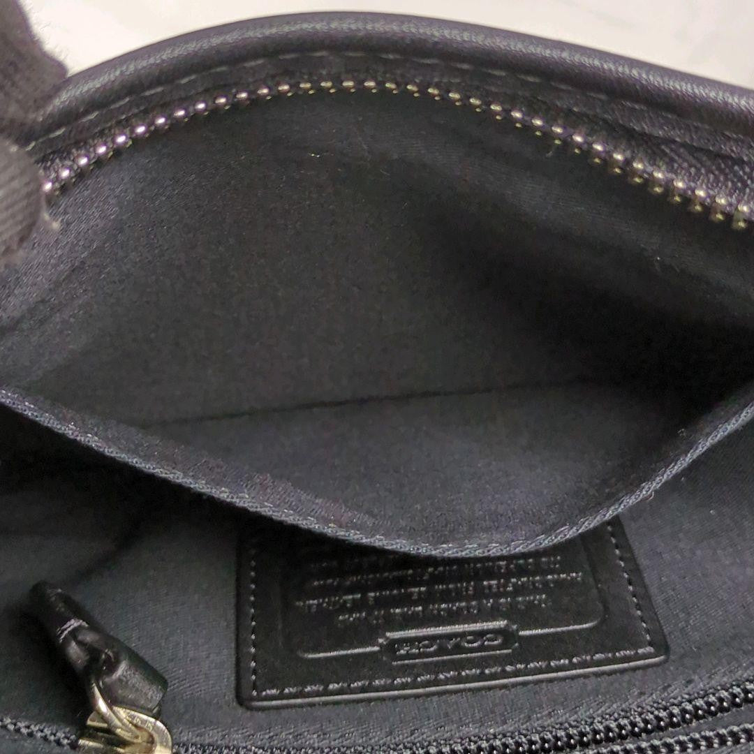 COACH Shoulder Bag Purse 26601 Leather Black Authentic