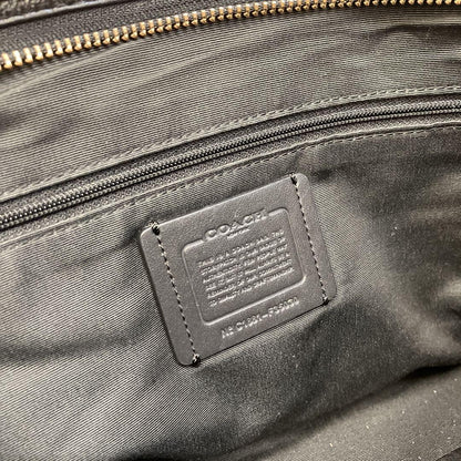 COACH Hand Bag Tote Purse 2way Leather Black Authentic
