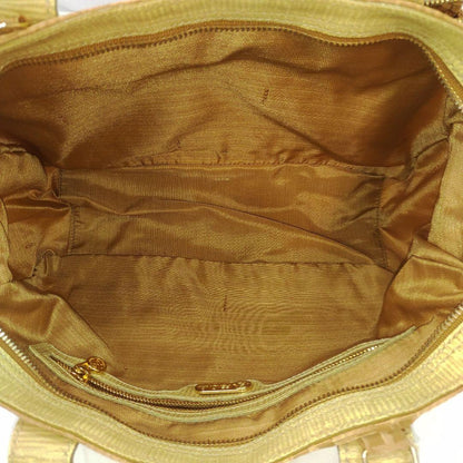 FENDI Hand Shoulder Bag Tote Purse 2way FF Zucca Leather Nylon Authentic