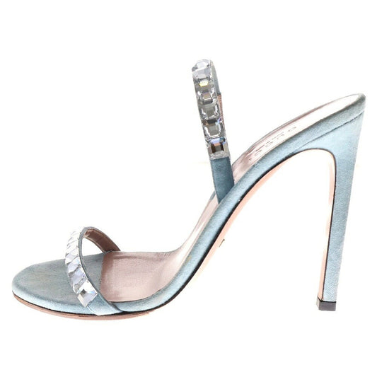 GUCCI Shoes Pumps Heel EU 37 US 7 Blue Authentic