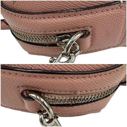 COACH Shoulder Bag Purse Mini Boston Bag 2way Leather Pink Authentic
