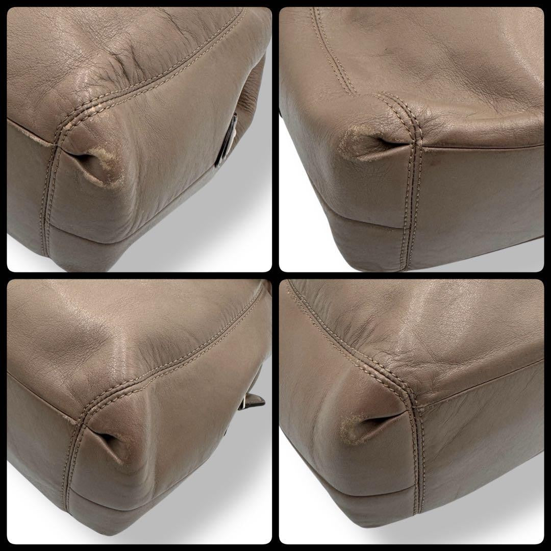 COACH Hand Bag Tote Purse Leather Brown Authentic