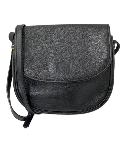 BURBERRYS Shoulder Bag Purse Nova Check Black Authentic