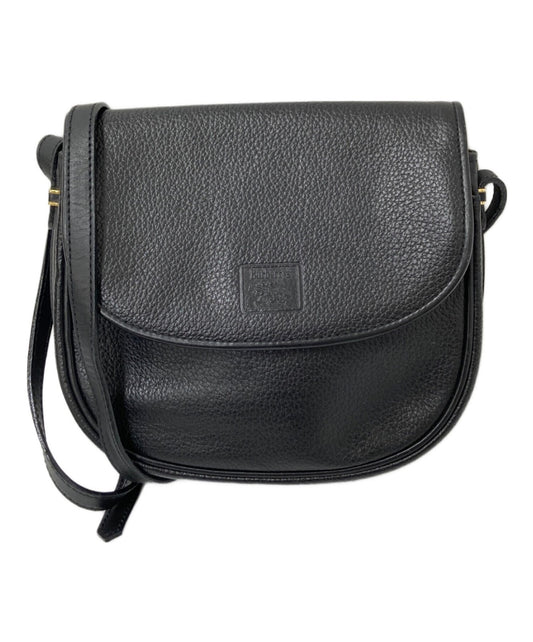 BURBERRYS Shoulder Bag Purse Nova Check Black Authentic