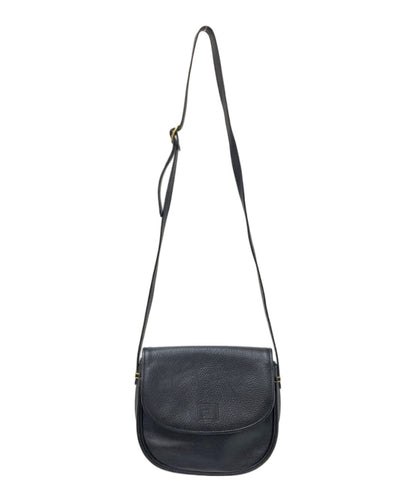 BURBERRYS Shoulder Bag Purse Nova Check Black Authentic