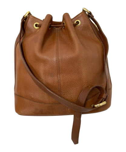 BURBERRYS Shoulder Bag Purse Nova Check Brown Authentic