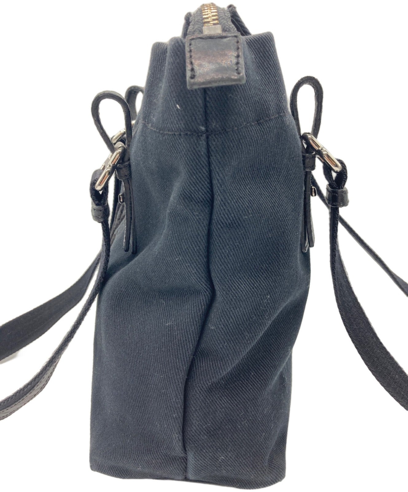 Saint Laurent Hand Bag Tote Purse YSL Cassandra Black Authentic